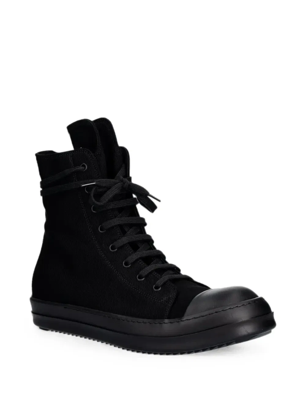 Кроссовки на шнуровке с молнией Rick Owens Drkshdw, черный — фото 2