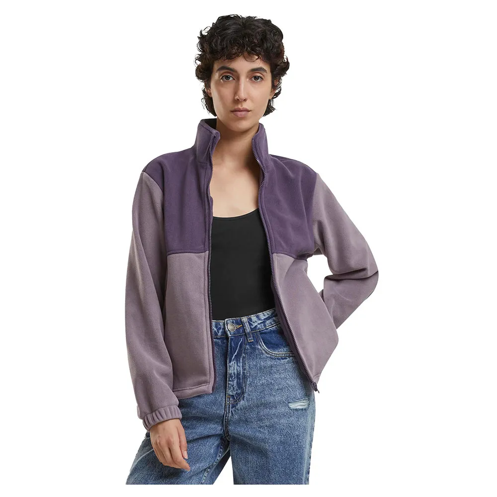 

Куртка Urban Classics Double Polarfleece, фиолетовый