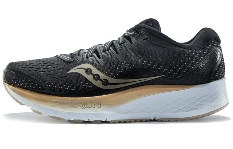 

Кроссовки женские Ride ISO2 с низким верхом, черные/золотые Saucony