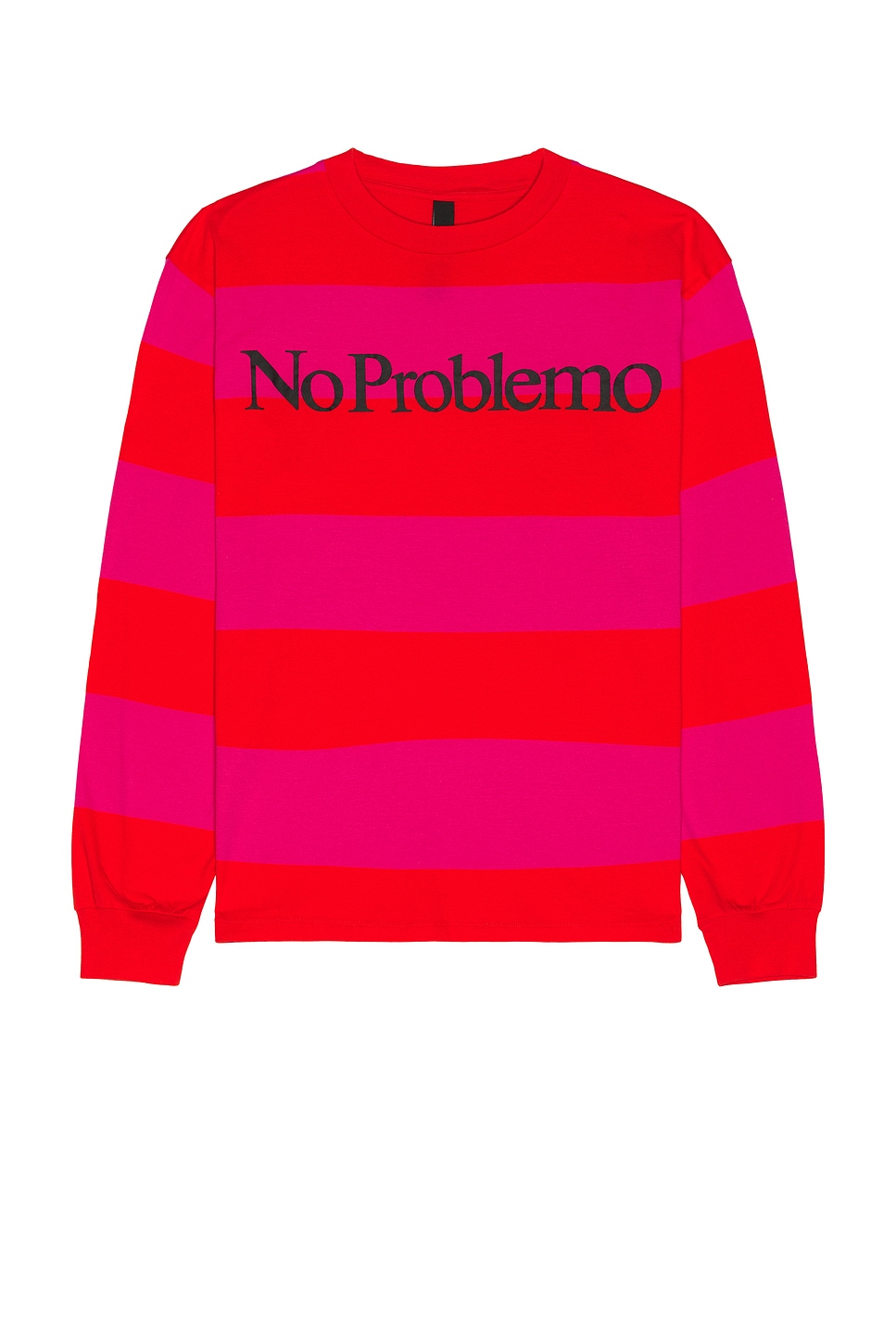 

Футболка с длинным рукавом "No Problemo" в полоску No Problemo, Red