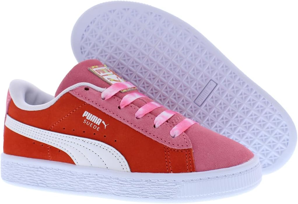 Детские кроссовки PUMA Suede JR Classic (младший/старший ребенок), красный — фото 2
