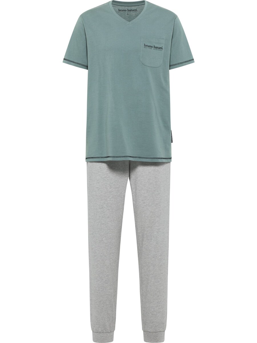 

Короткая пижама BRUNO BANANI BURKE, цвет mottled grey/Jade