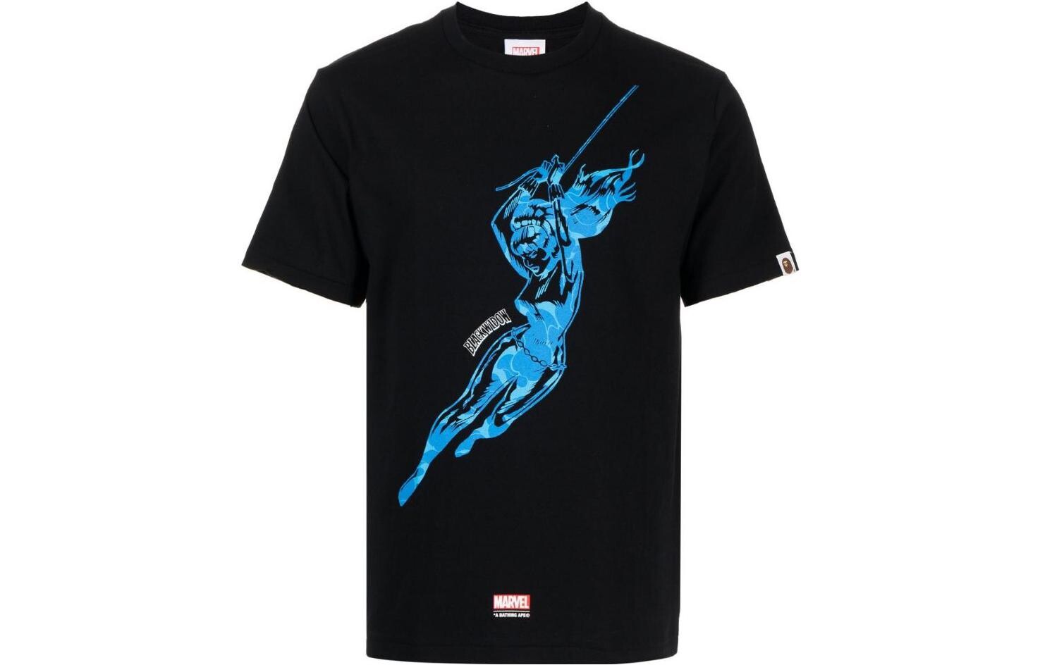 

Футболка мужская черная A Bathing Ape, черный