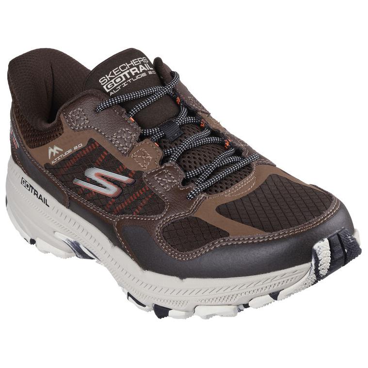 Кроссовки мужские Skechers GO RUN Low Top, коричневые — фото 3