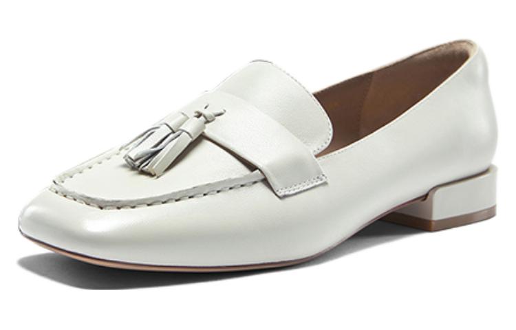 NINE WEST Лоферы женские молочный чай/черный/экрю - черные, цвет Black — фото 3
