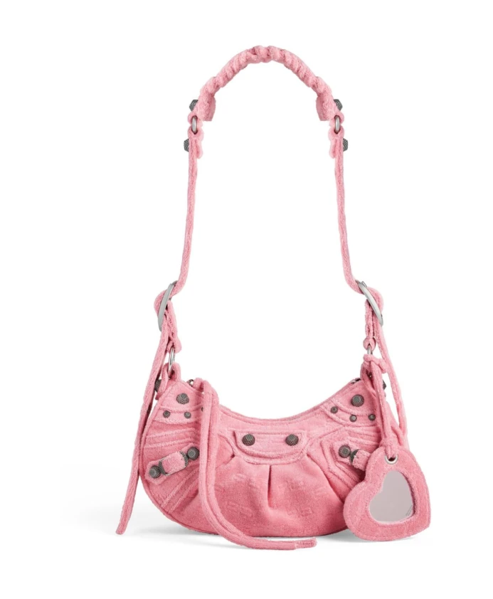 

Мини Сумка на плечо Flamingo le cagole Balenciaga, розовый