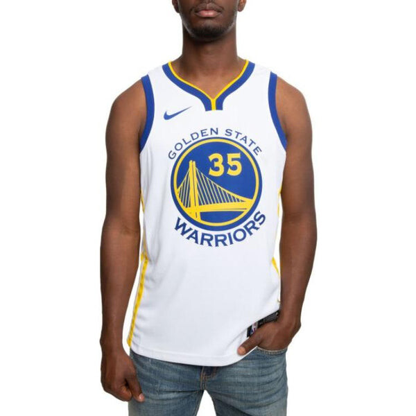 Майка Nike NBA Kevin Durant Association Edition Swingman Jersey Golden State Warriors SW Fan Edition White, белый — фото 3