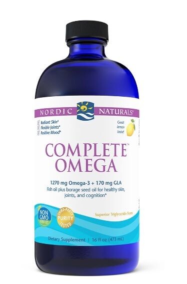 

Омега-3 жирные кислоты Nordic Naturals Complete Omega 1270 Mg Lemon, 473 мл