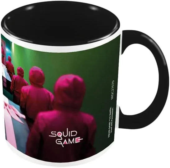 PYRAMID INTERNATIONAL Unisex Kids 11oz Real Octopus Coffin Mug Coloured Ceramic Mug Black