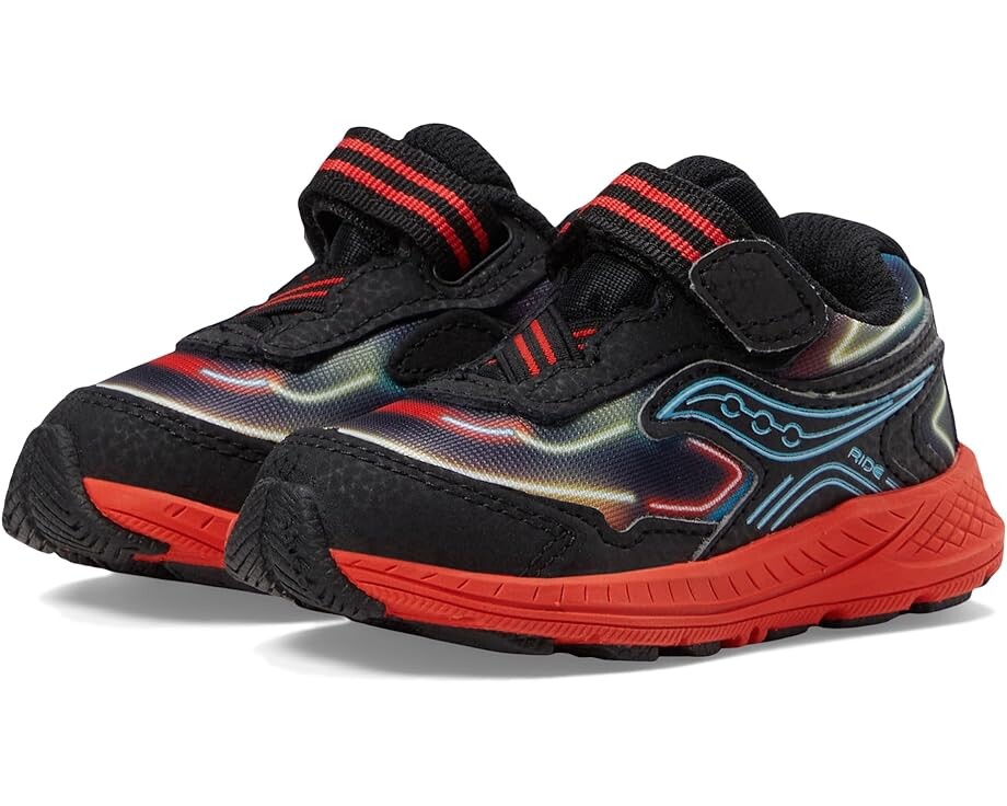 

Кроссовки Saucony Ride 10, цвет Neon/Black/Red
