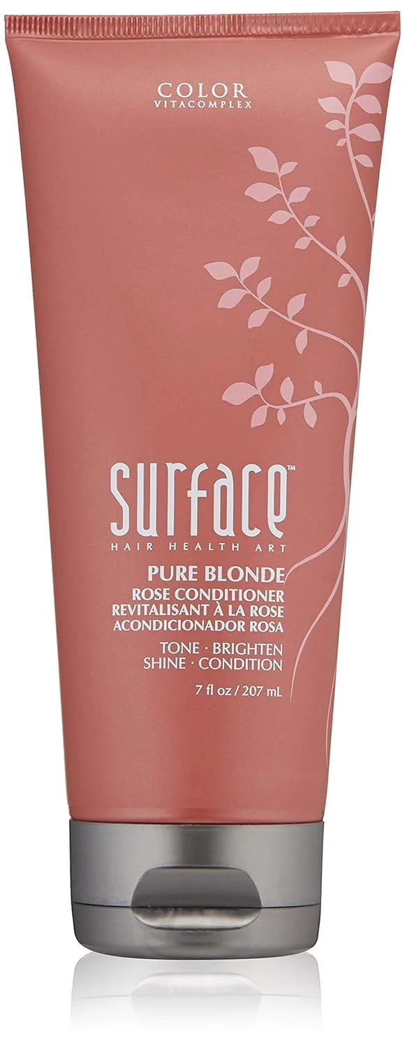 Кондиционер Surface Hair Pure Blonde Rose - тонизирует, осветляет и защищает волосы - 7 жидких унций