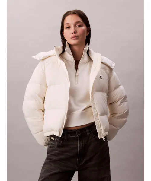 

Пуховик Regular fit Calvin Klein Jeans, бежевый
