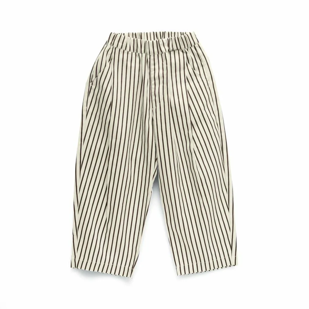 Длинные брюки из цирковой саржи Branshes, 92_Brown_Striped — фото 2