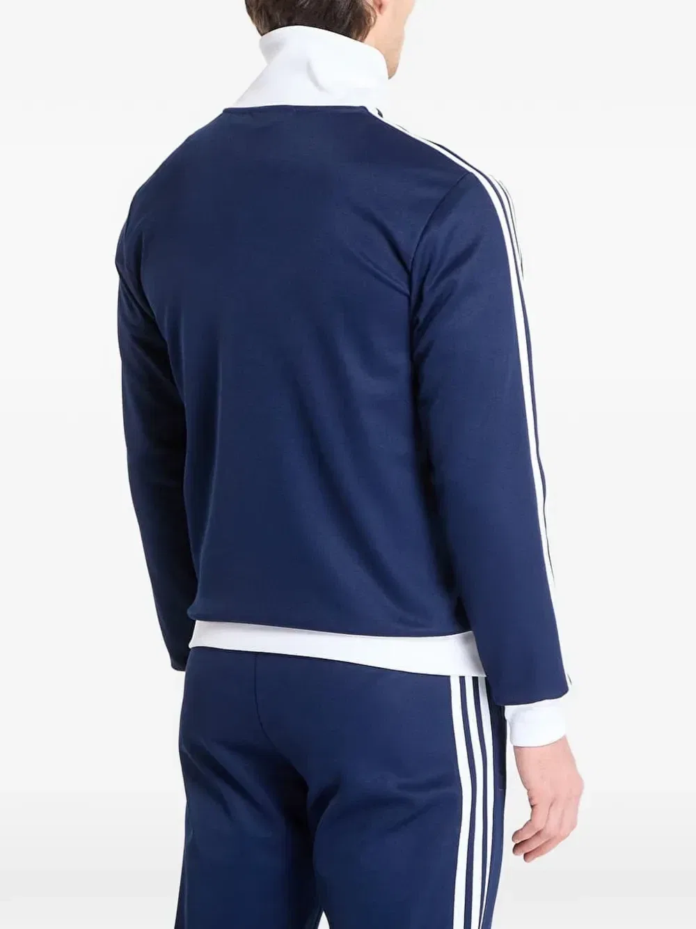 Свитшот на молнии Adidas, синий — фото 3