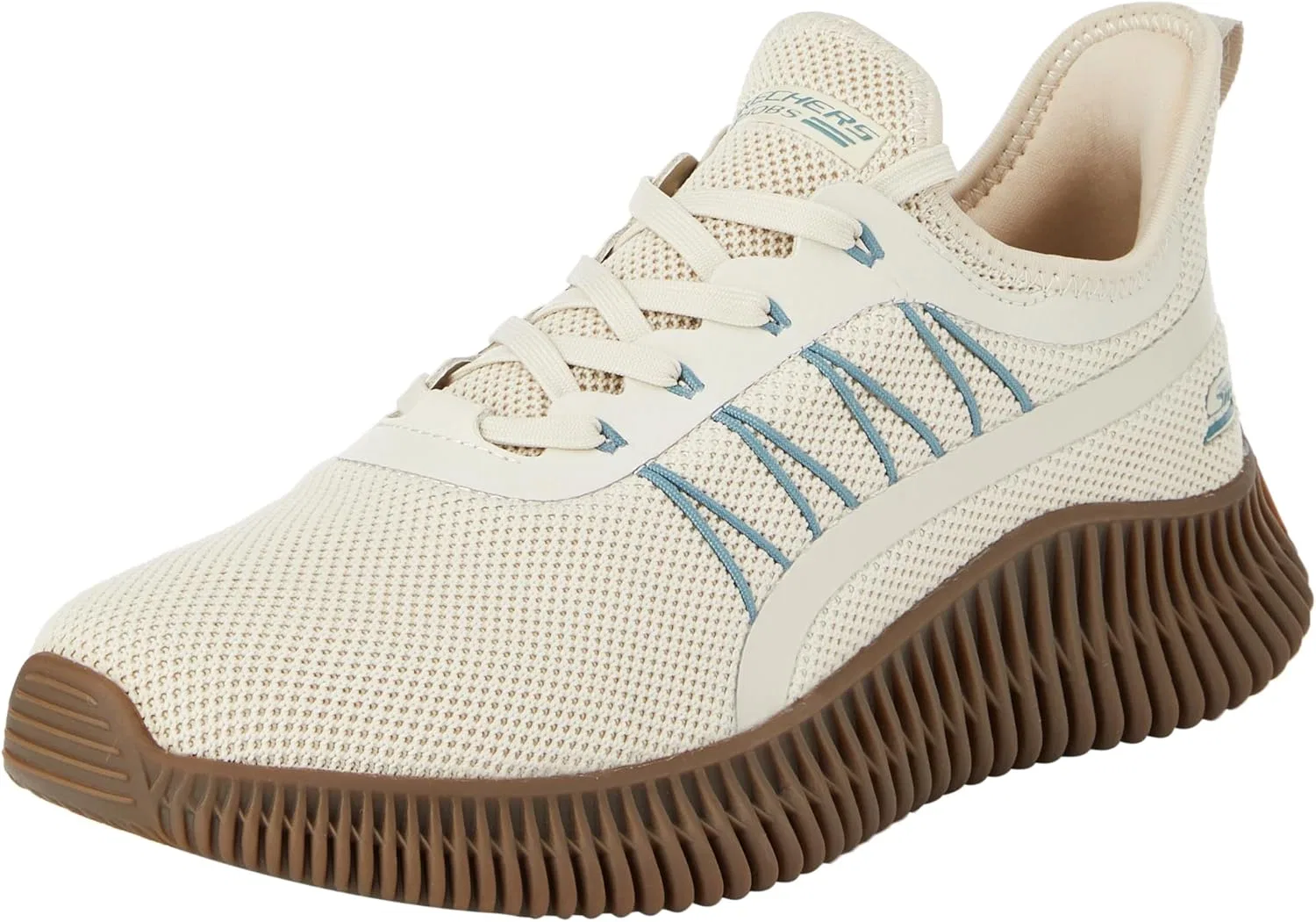 Мужские кроссовки Skechers Bobs Geo, Natural Knit Multi Synthetic Trim