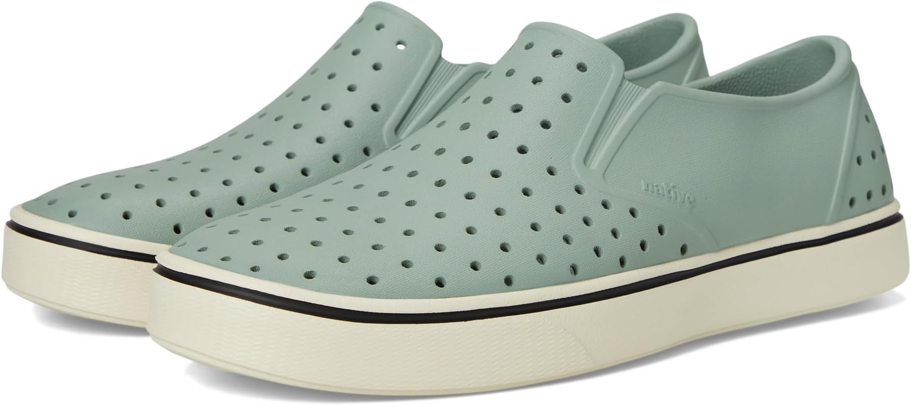 Кроссовки Unisex Native Shoes Miles Wanderfoam, Relax Green/Bone White