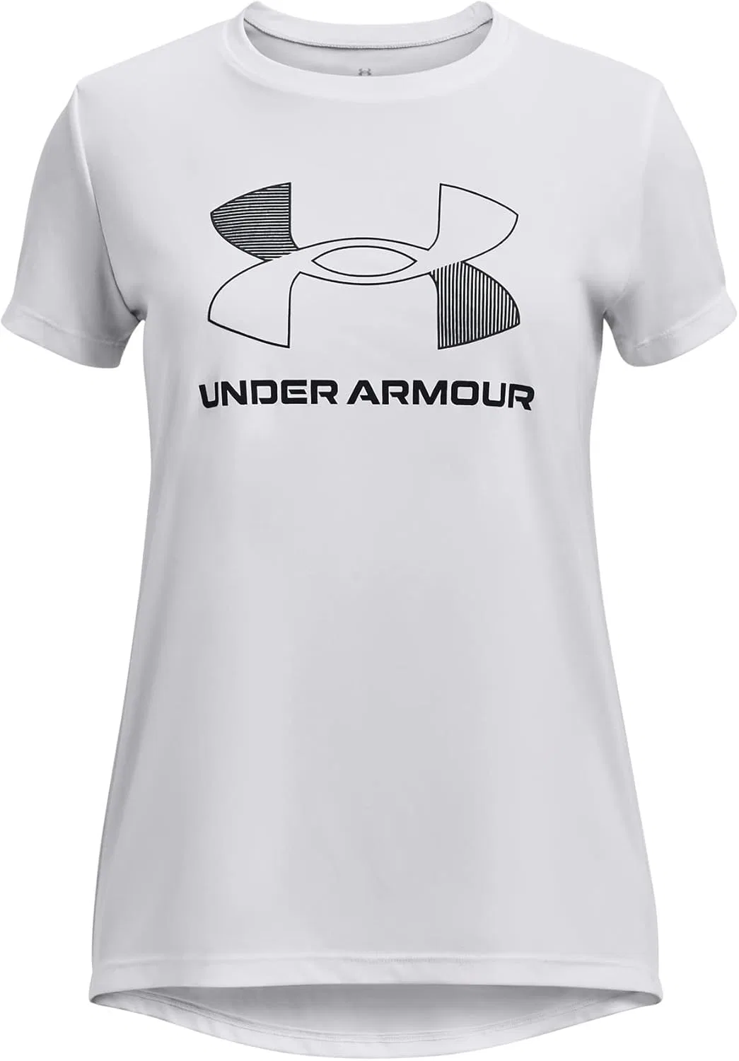 Футболка Tech Big Logo, Under Armour, белый/черный