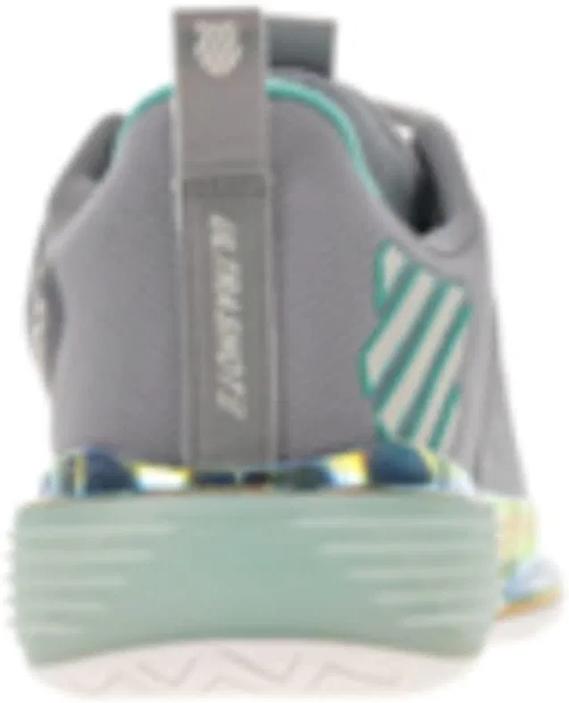 Кроссовки теннисные K-Swiss Ultrashot 3, цвет Alloy/Brilliant White/Turquoise — фото 4