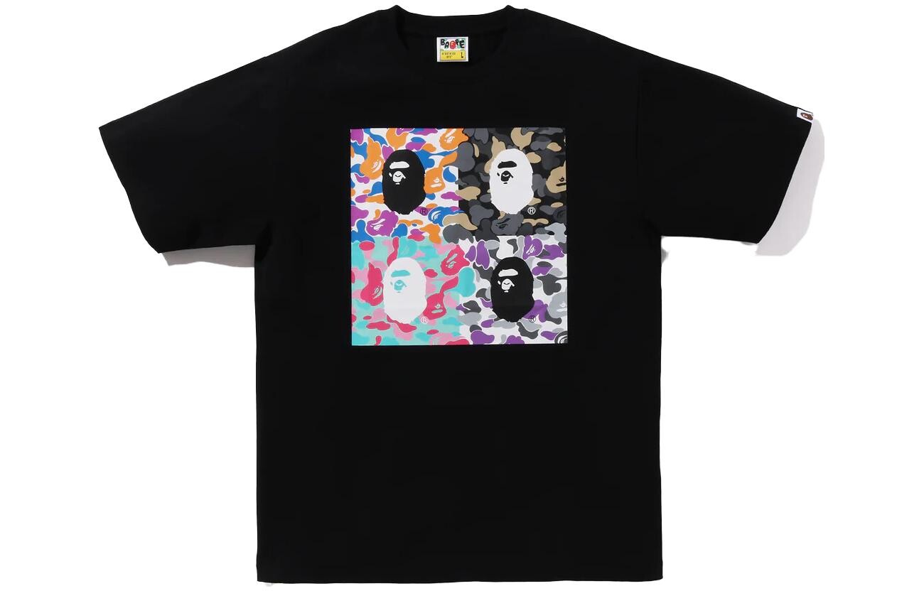 

Футболка унисекс черная A Bathing Ape, черный