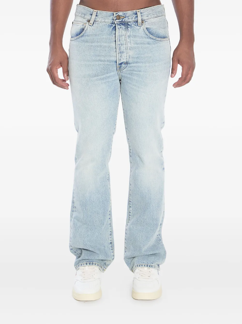 

Джинсы bootcut с пятью карманами, светло-синего цвета Haikure, синий