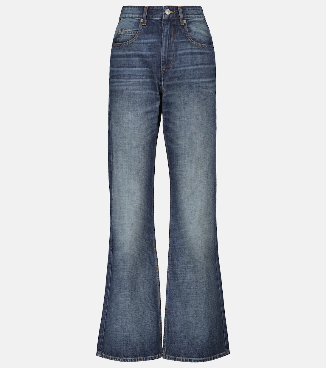 

Джинсы Belvira bootcut с высокой талией Marant Etoile, синий