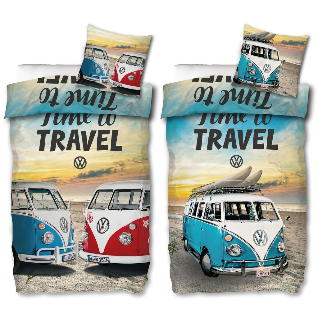 

Постельное белье VW Volkswagen Bulli Time To Travel Linon/Renforce 186 Beronage