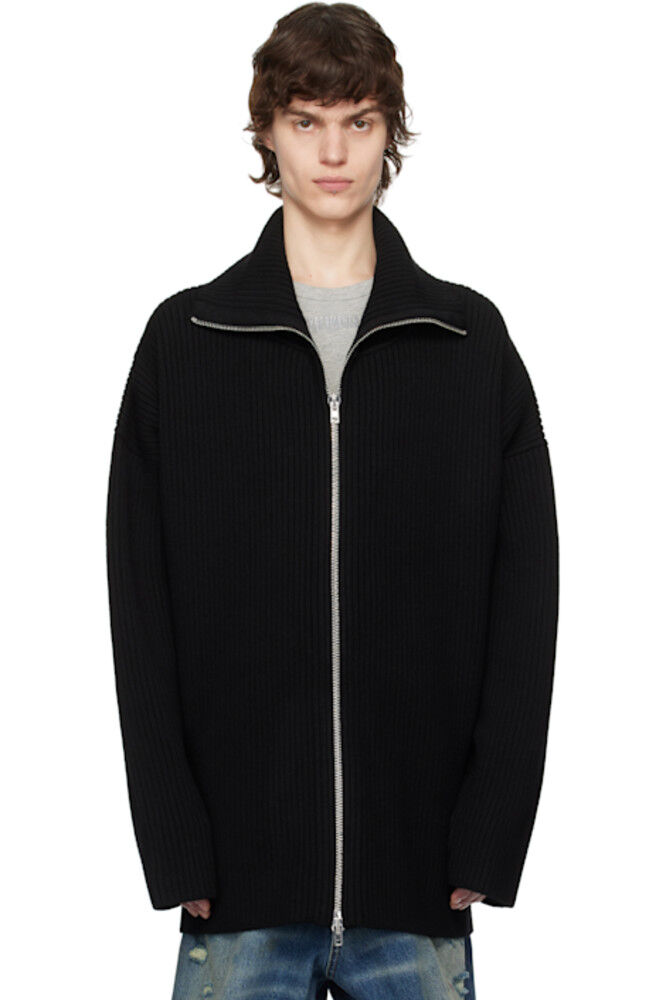 

Черный свитер на молнии VETEMENTS