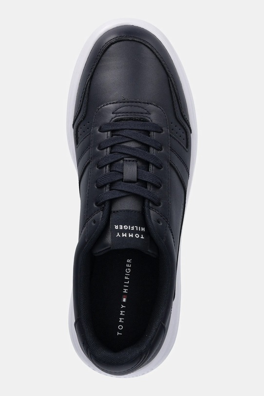 Кожаные кроссовки Modern Lightcup Lth Tommy Hilfiger, темно-синий — фото 4