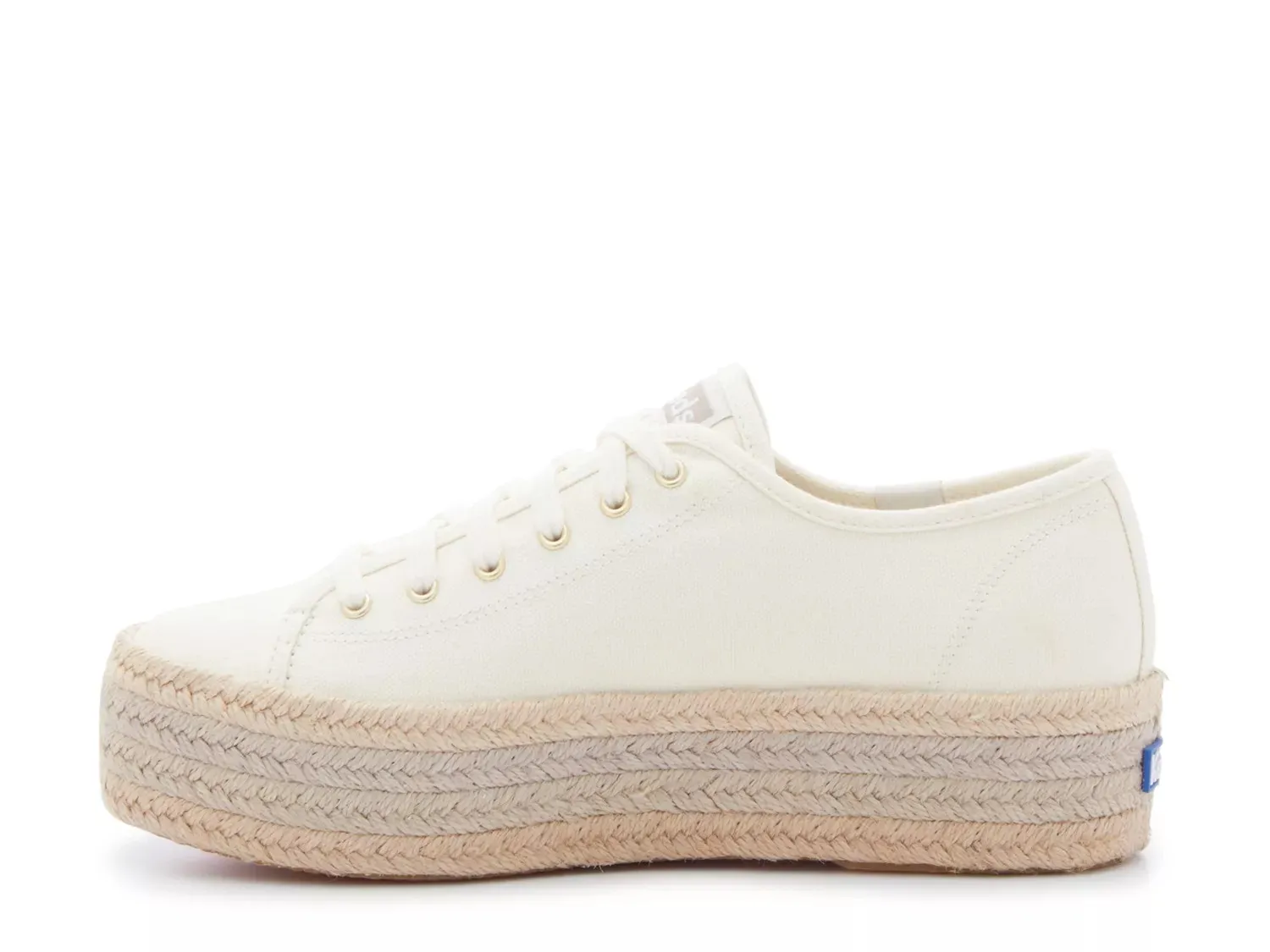 Кеды Keds Triple Up Espadrille Platform Sneaker — женские, кремово-белые — фото 3