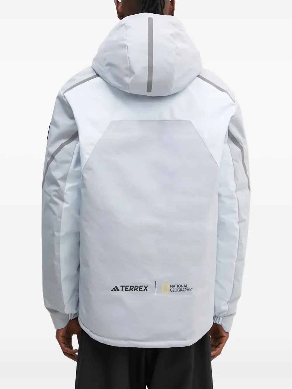 X ©National Geographic утепленная куртка adidas, серый — фото 4