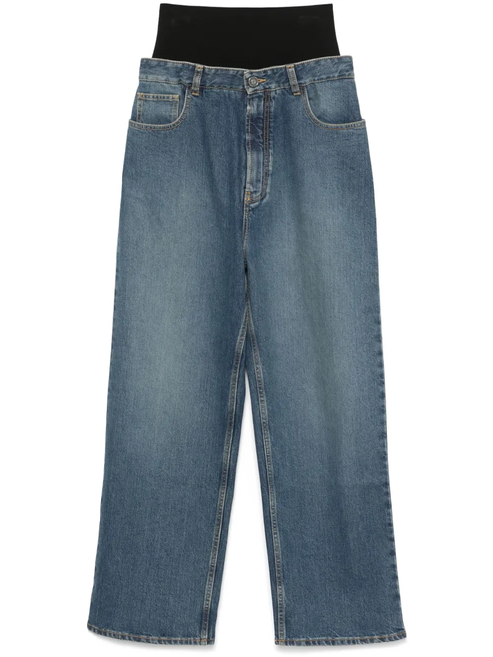 

Зауженные джинсы Alaïa, синий