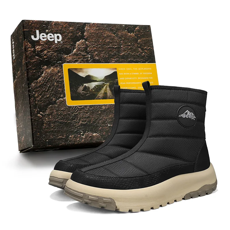 Зимние тактические ботинки мужские Jeep, черный