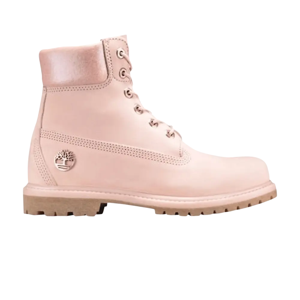 Ботинки водонепроницаемые Timberland Wmns Premium 6 Inch, розовый
