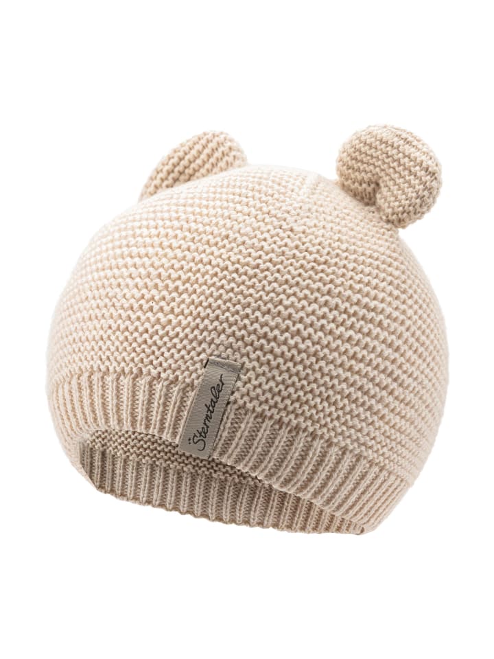 

Вязаная шапка Sterntaler, песочный