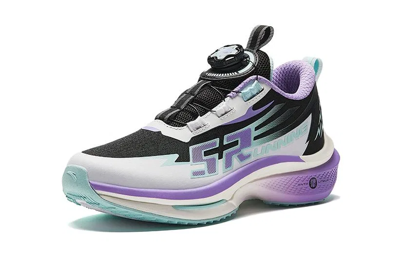Кроссовки для бега Speedy GT Antakids белые с фиолетовым и черным — фото 4