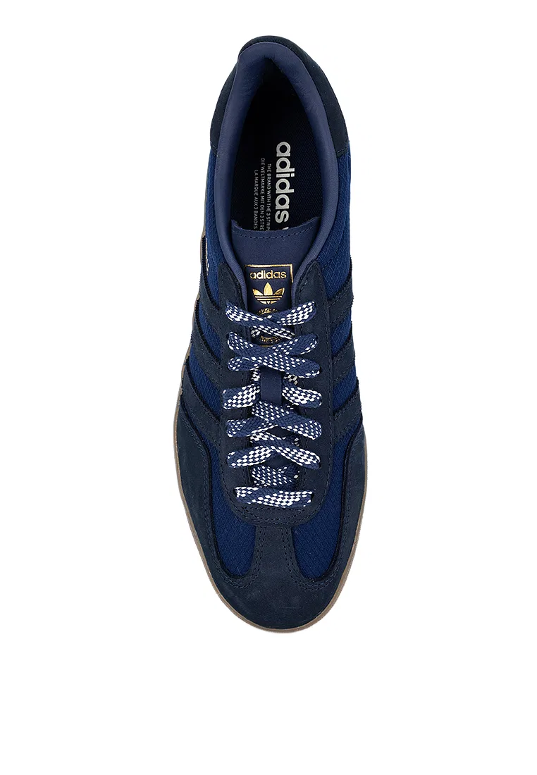 Кроссовки мужские Gazelle Indoor, Adidas, белый/темно-синий — фото 4