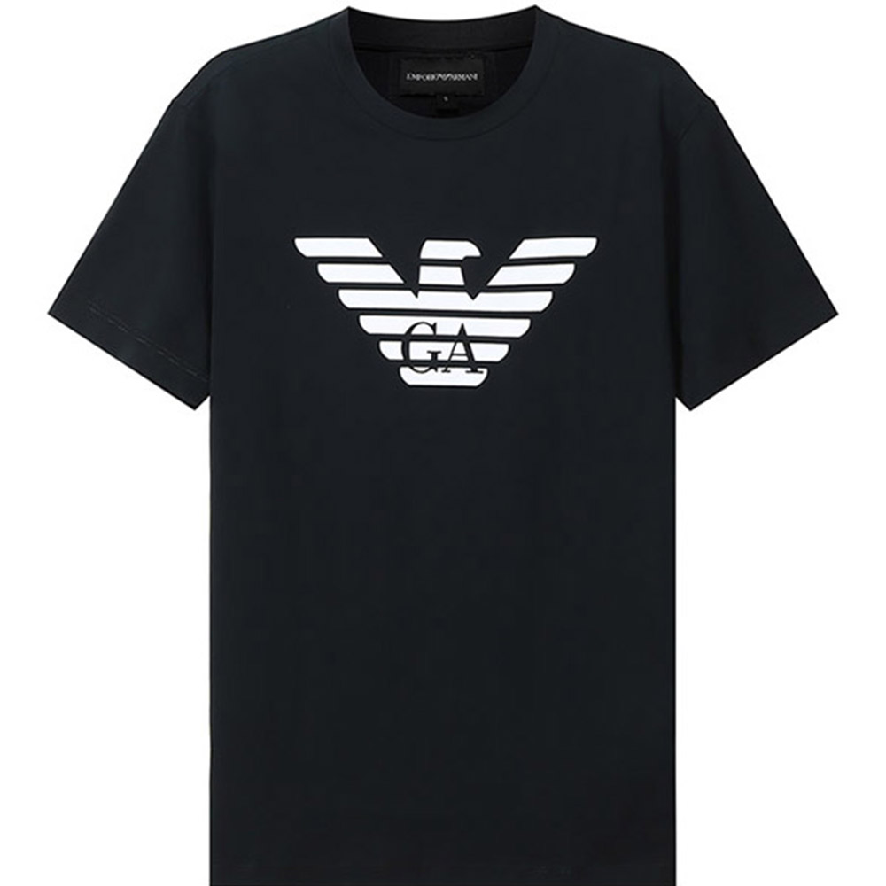 

Футболка из джерси Pima с логотипом EMPORIO ARMANI, Jasper