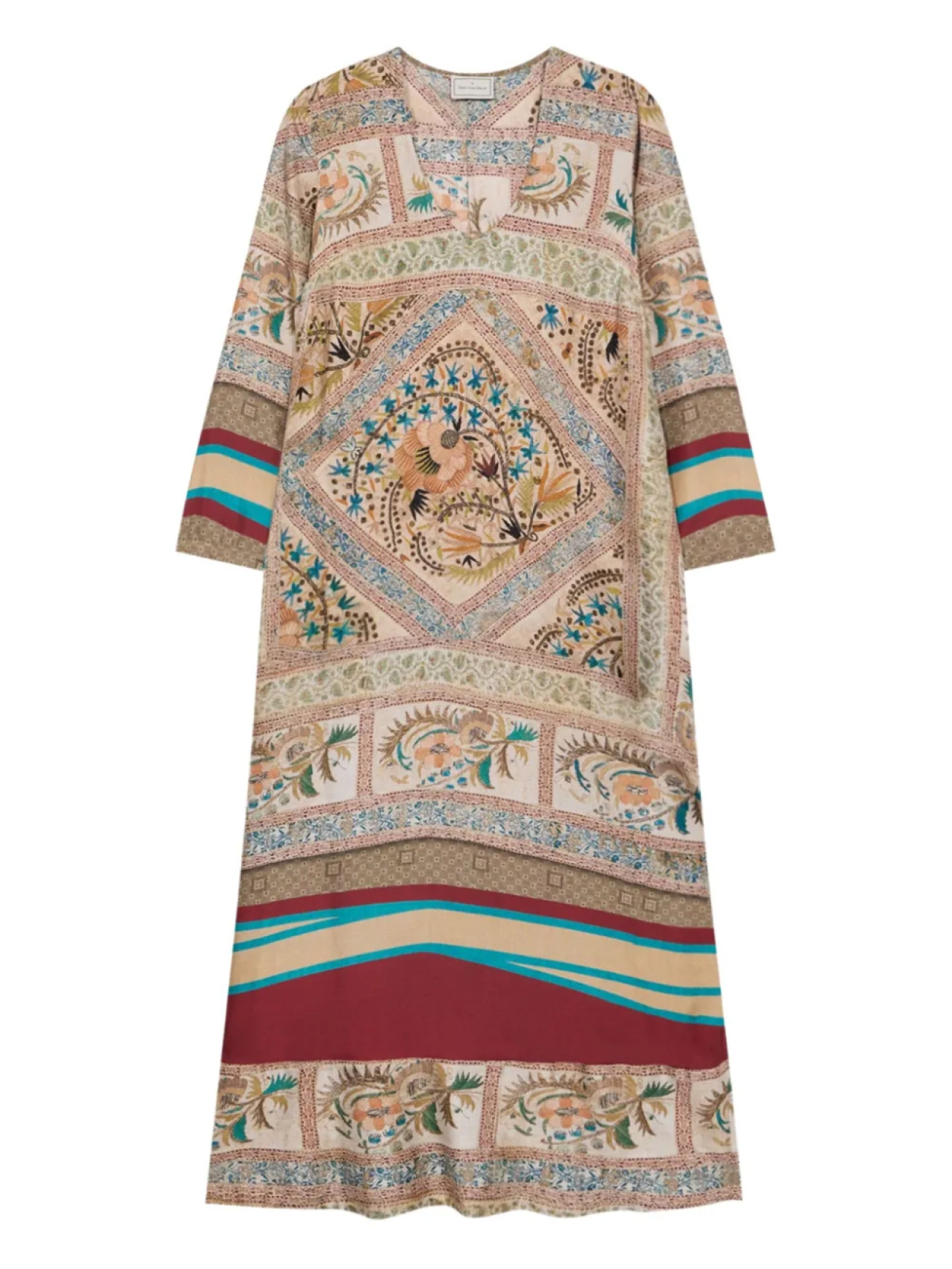 

Pierre-Louis Mascia платье макси Aloe с узором, нейтральный