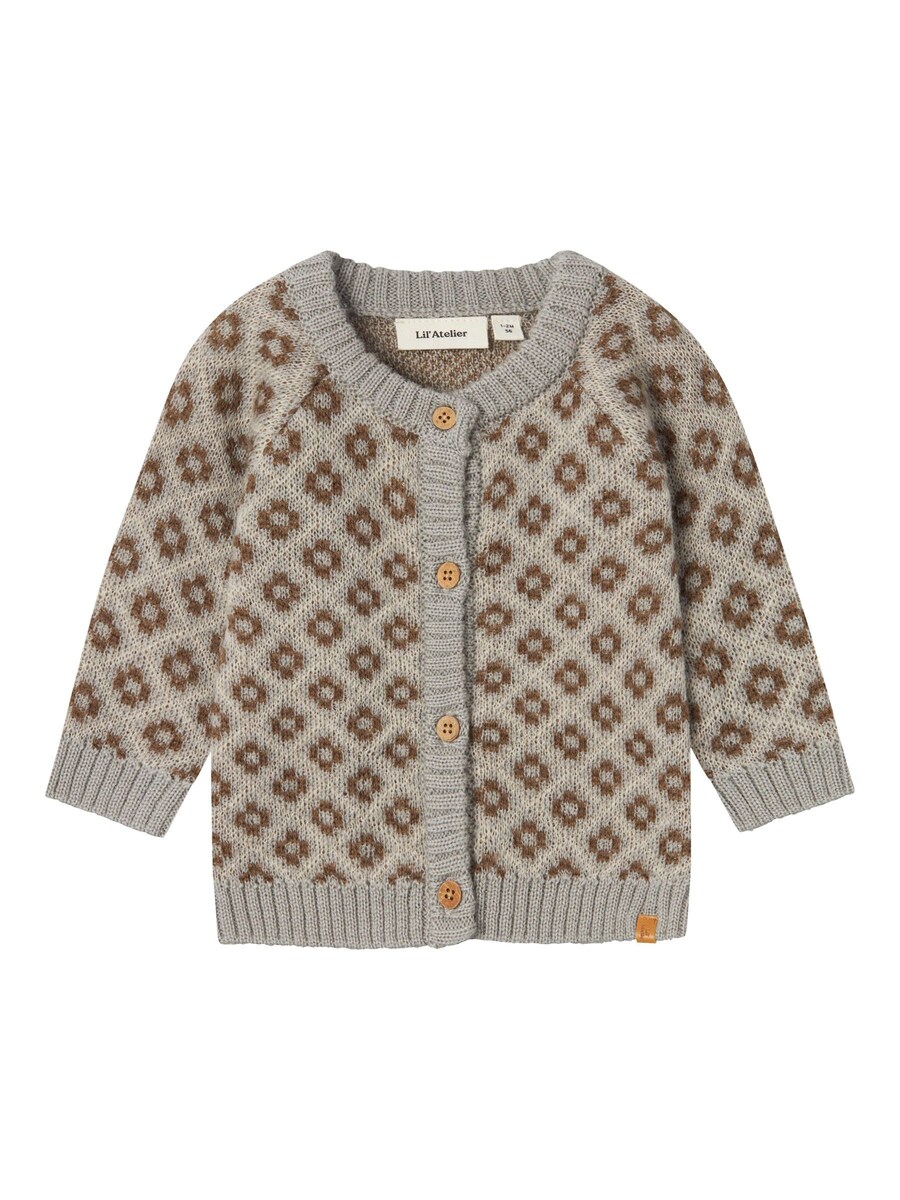 

Вязаный кардиган NAME IT Knit Cardigan, серый