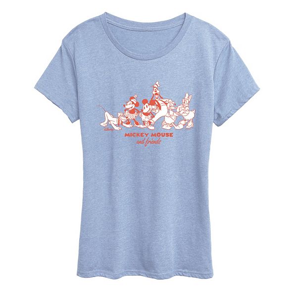 

Футболка с принтом Mickey Mouse & Friends Disney, Heather Chambray Blue, Синий, Футболка с принтом Mickey Mouse & Friends Disney, Heather Chambray Blue