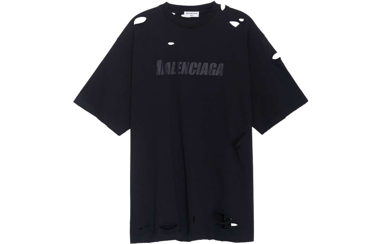 

Футболка женская Balenciaga с дурыками, черный