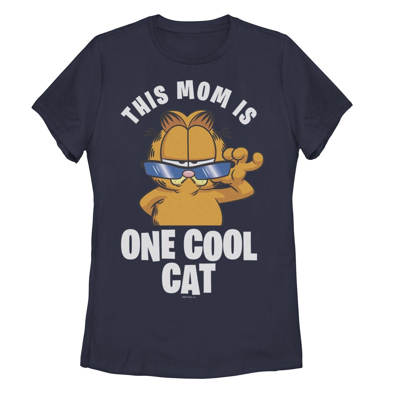

Юниорская футболка Garfield This Mom Is One Cool с портретом кота Licensed Character