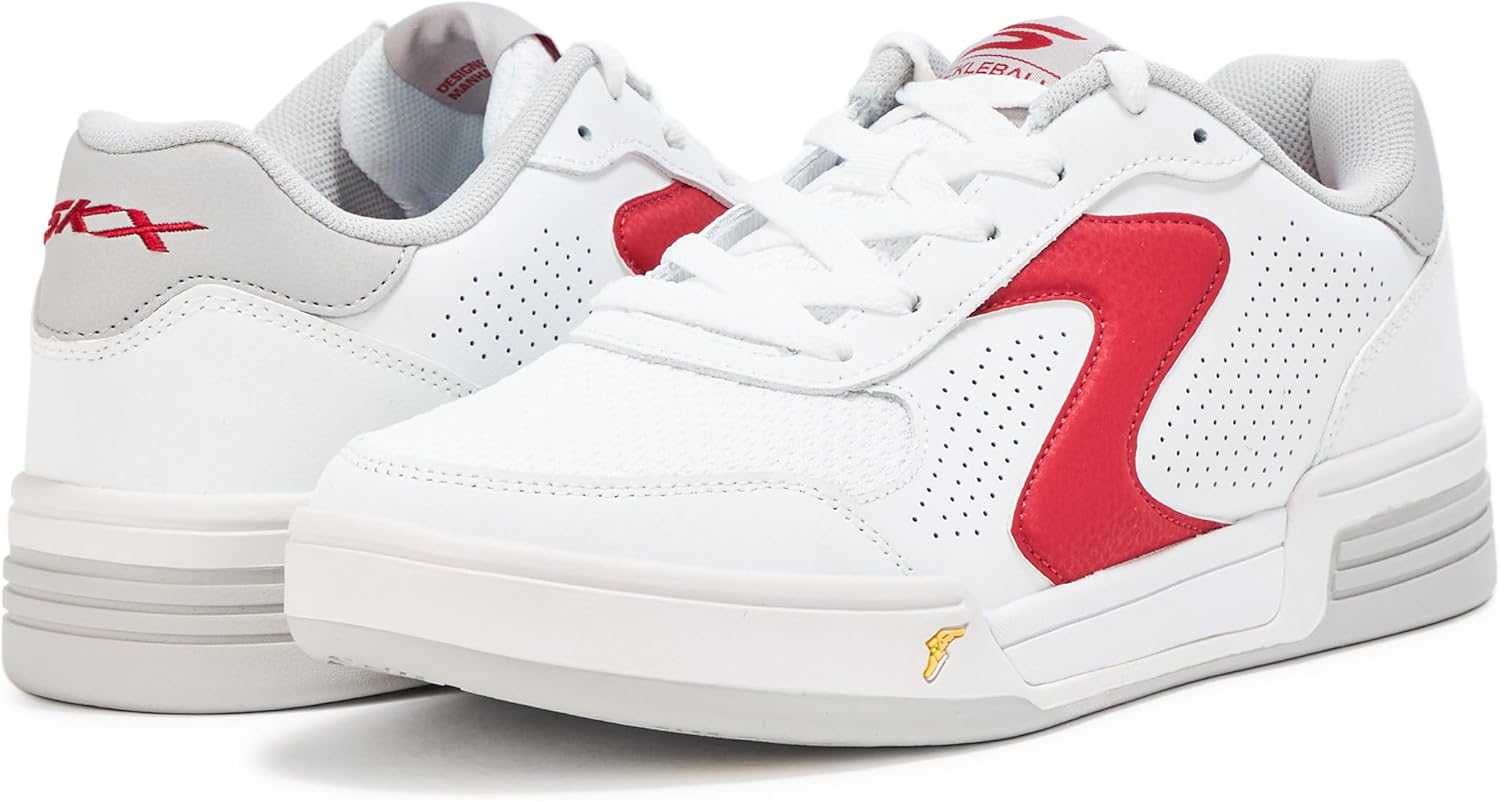 Мужские кроссовки Skechers Viper Court Classic, белый/красный — фото 3