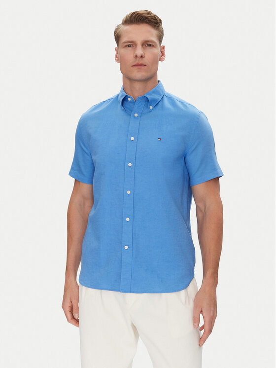 

Рубашка обычного кроя MW0MW40703 Tommy Hilfiger, синий