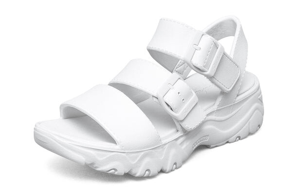 Сандалии cozy lightweight outdoor sports sandals white Skechers, белый — фото 4