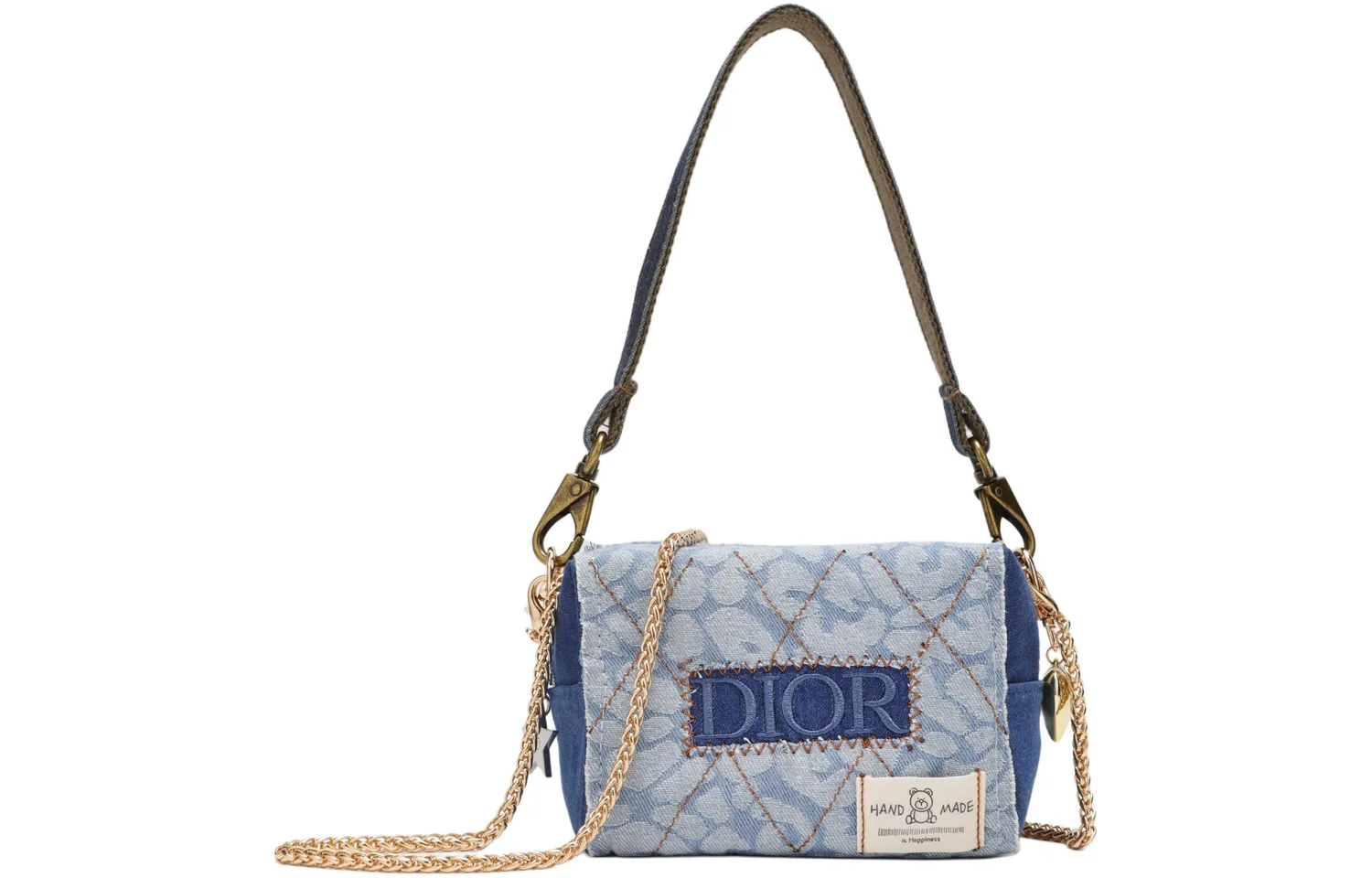 Косметичка унисекс DIOR, Diamond Pattern Patchwork
