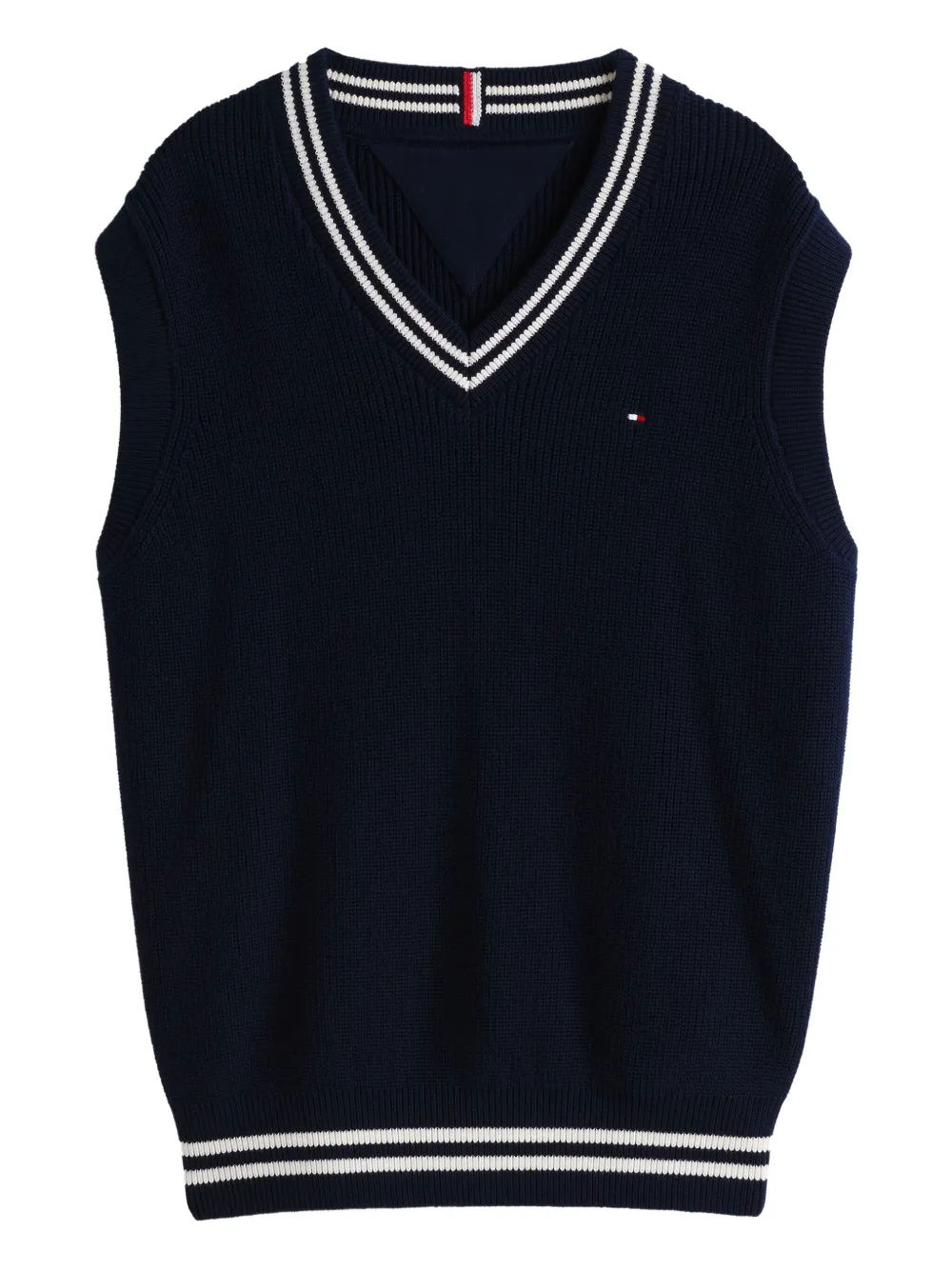 

Жилет с V-образным вырезом Tommy Hilfiger Junior, синий