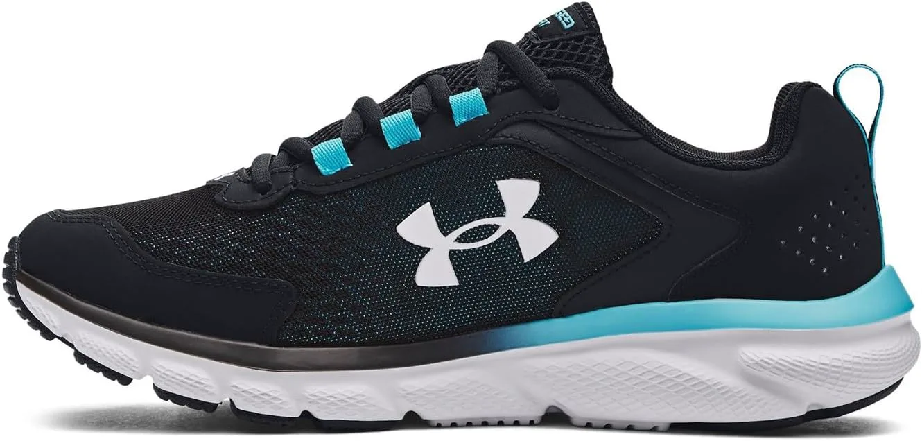 Мужские кроссовки для бега Under Armour Charged Assert 9, черный/синий/белый — фото 4