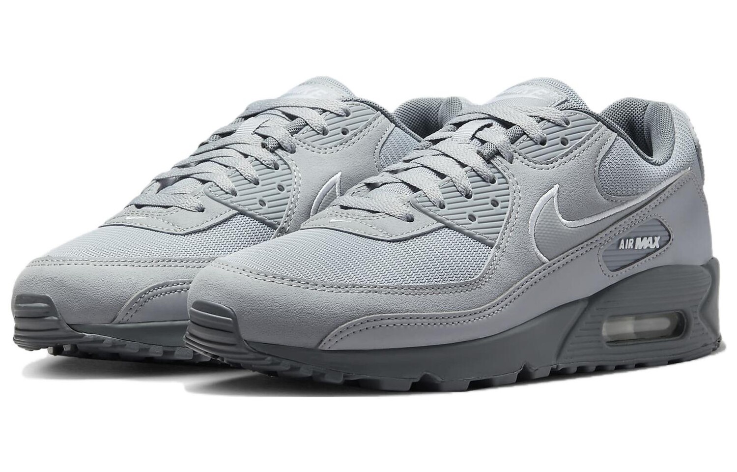 Мужские кроссовки Nike Air Max 90 Lifestyle, Холодный серый — фото 3
