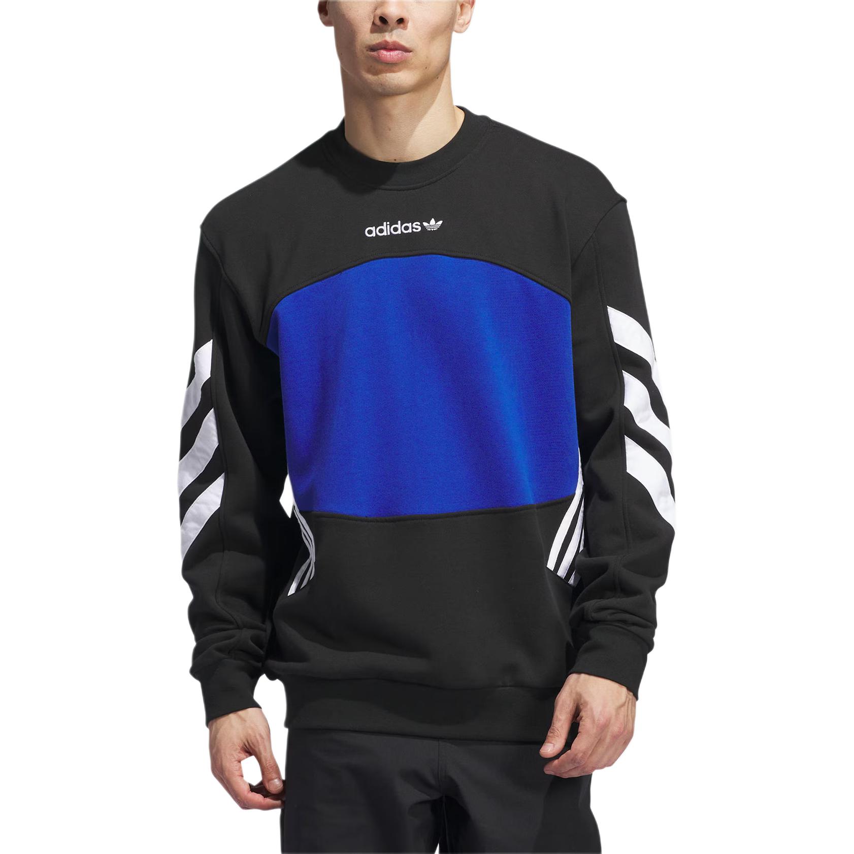Свитшот Premiere Adidas Originals, черный/королевский синий/белый — фото 4